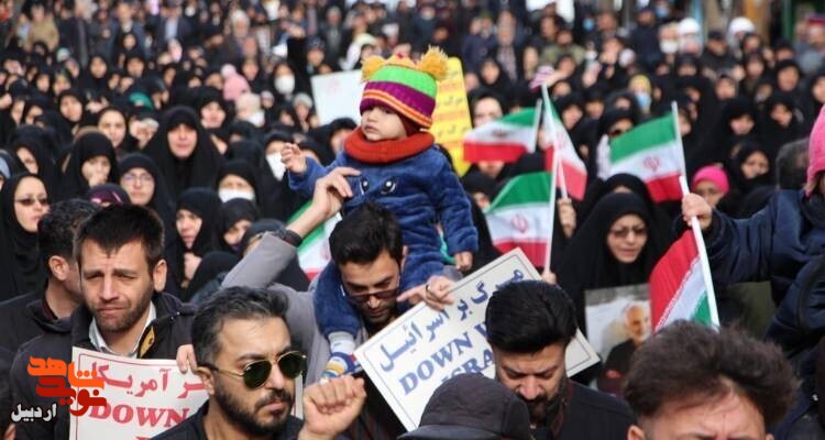 راهپیمایی مردم اردبیل در محکومیت ترور کرمان+ عکس