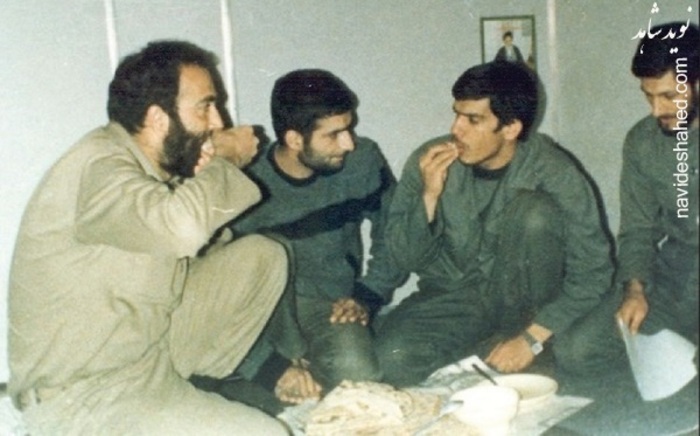از چپ شهید شفیع زاده، شهید طهرانی مقدم