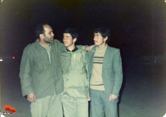 از چپ: عزیز اله براتی - حمید رضائی - حسن شعبانی