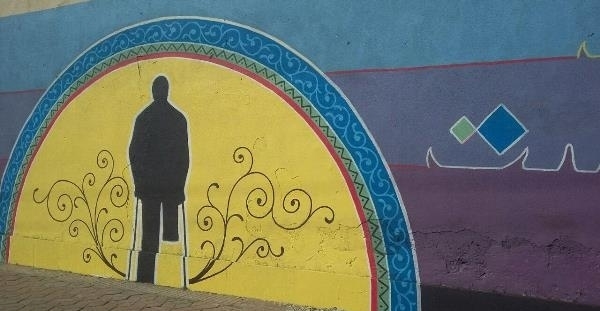 دیواری بزرگ در فاضل آباد رنگ ایثار و شهادت گرفت + تصاویر دیواری بزرگ در فاضل آباد رنگ ایثار و شهادت گرفت + تصاویر