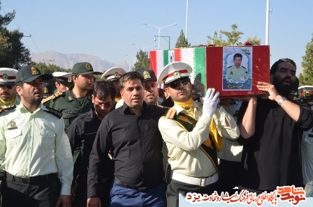 پیکر مطهر شهیددهقان نیری در یزد تشییع شد + عکس پیکر مطهر شهیددهقان نیری در یزد تشییع شد + عکس