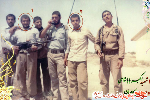 حاج آقا جعفر کامران پدر شهید معزز مجید کامران به فرزند شهیدش پیوست حاج آقا جعفر کامران پدر شهید معزز مجید کامران به فرزند شهیدش پیوست