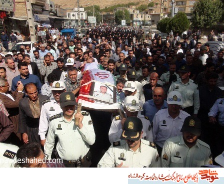 پیکر مطهر سرگرد حسن ملکی تشییع شد پیکر مطهر سرگرد حسن ملکی تشییع شد