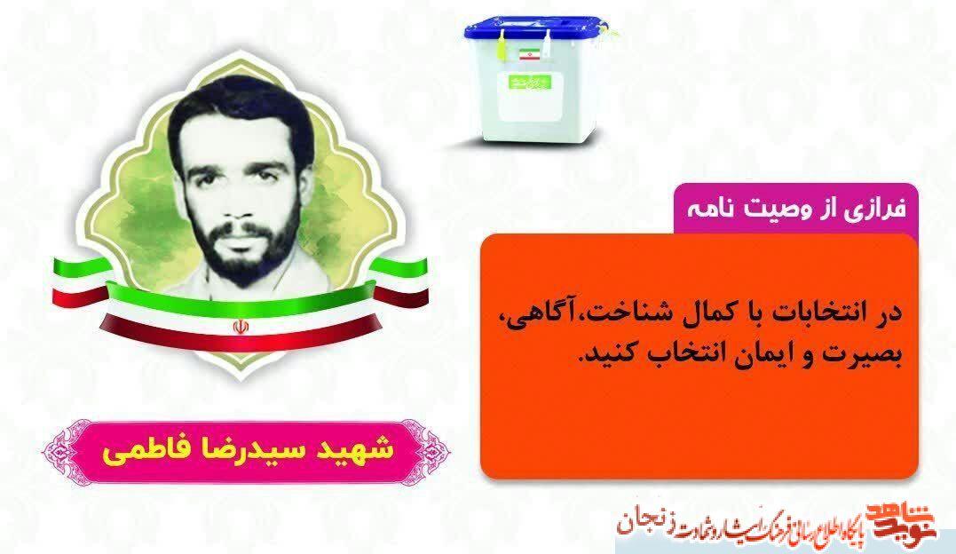 پوستر/ انتخابات از نگاه شهدا (4) پوستر/ انتخابات از نگاه شهدا (4)