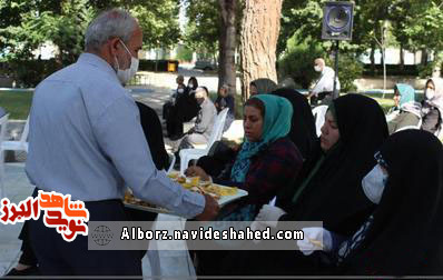 مراسم استقبال از خدام حرم مطهر رضوی (ع) در شهرستان نظرآباد