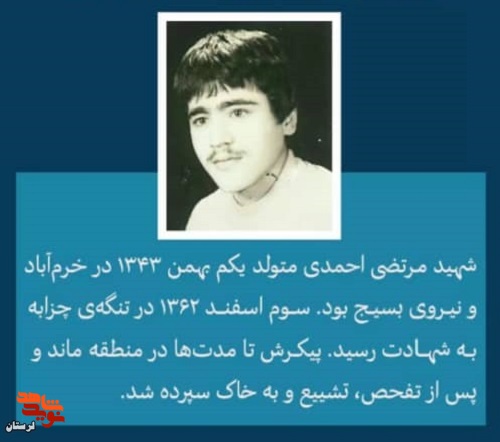 مادر شهید «مرتضی احمدی» دار فانی را وداع گفت