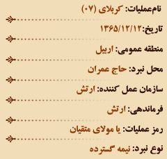 عملیات های هشت سال دفاع مقدس (اسفند ماه)