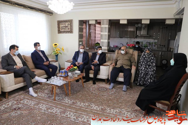 گزارش تصویری| دیدار و سرکشی از خانواده‌های شهدا و جانبازان