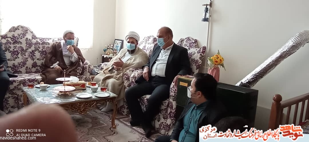 از مادر شهید والامقام حسن کرمانی دیدار و تجلیل به عمل امد