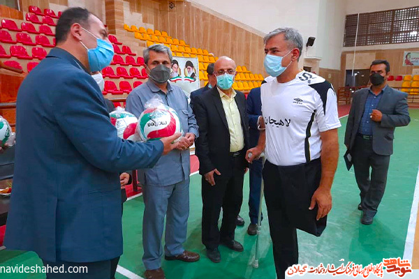 مسابقه دوستانه والیبال نشسته جانبازان برگزار شد