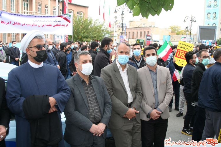 گزارش تصویری/ مراسم سیزدهم آبان ماه در آذربایجان غربی برگزار شد