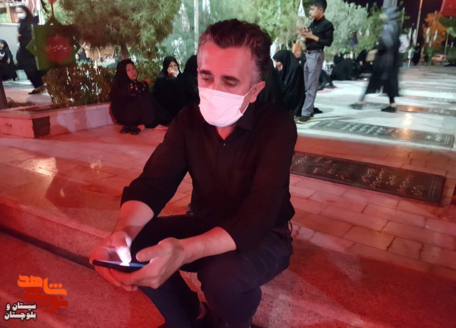 برگزاری مراسم عزاداری محرم در گلزار شهدای زاهدان