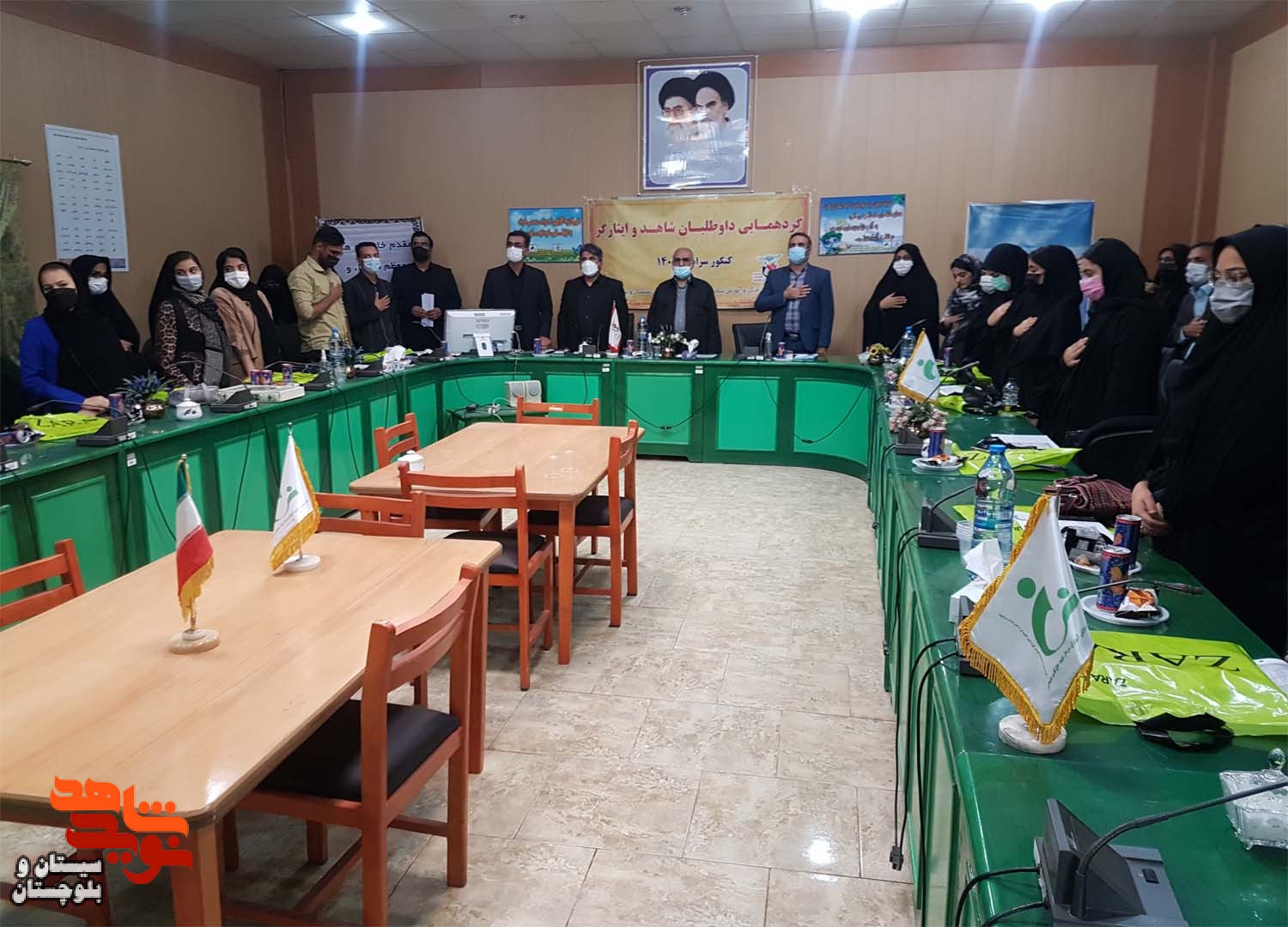 گردهمایی جمعی از قبول شدگان خانواده شاهد و ایثارگر در کنکور 1401