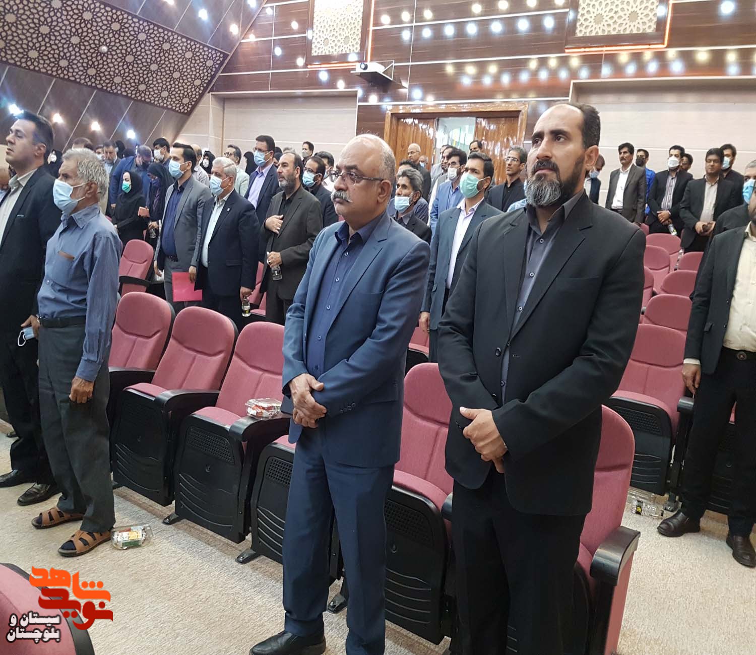 مراسم تجلیل از شهدای عرصه دولت در شهرستان زاهدان برگزار شد