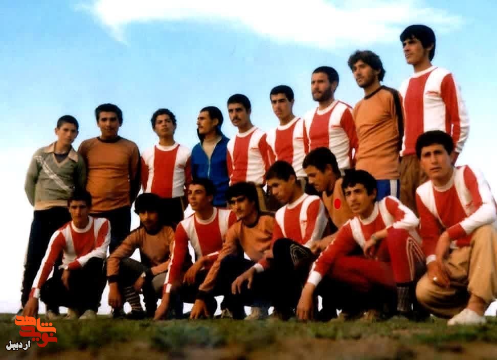 عکس11 فوتبالیست اردبیلی که برای اهتزاز پرچم ایران جنگیدند