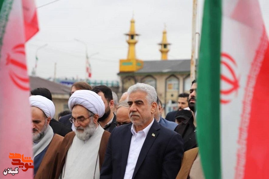 ادای احترام مسئولان گیلان به مقام شامخ شهدای انقلاب اسلامی+تصاویر