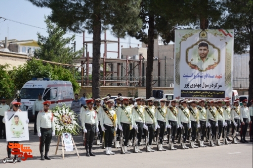 گزارش تصویری/ تشییع پیکر شهید امنیت «رسول مهدوی پور» در کوهدشت