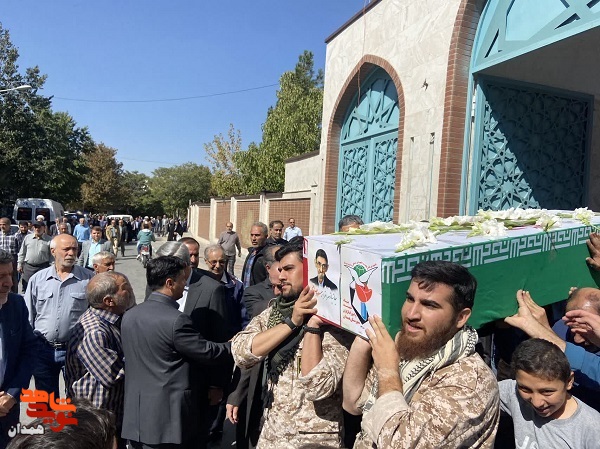پیکر شهید «مسعود صاحبی» در سرای ابدی آرام گرفت
