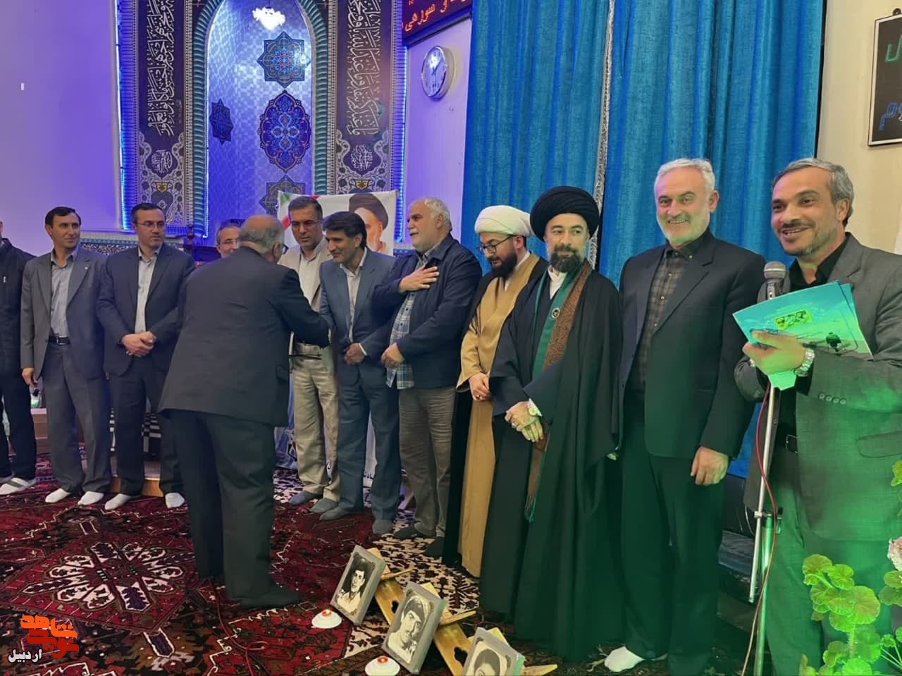 کرسی تلاوت قرآن با عنوان«گلشن وحی» در اردبیل+ عکس
