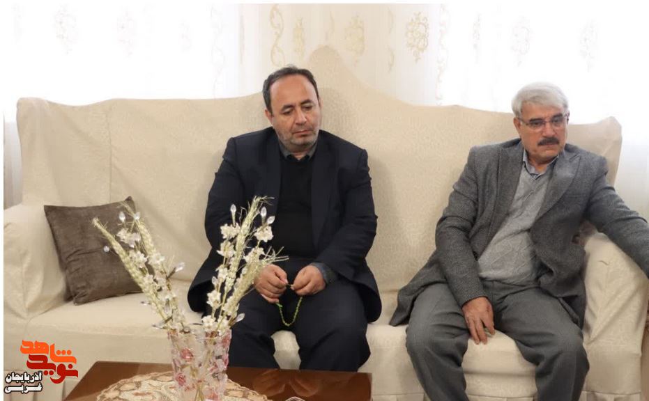 دیدار سرپرست بنیاد شهید و امورایثارگران آذربایجان غربی با جانباز ۷۰‌درصد گرانقدر «ناصر جهانی مقدم»