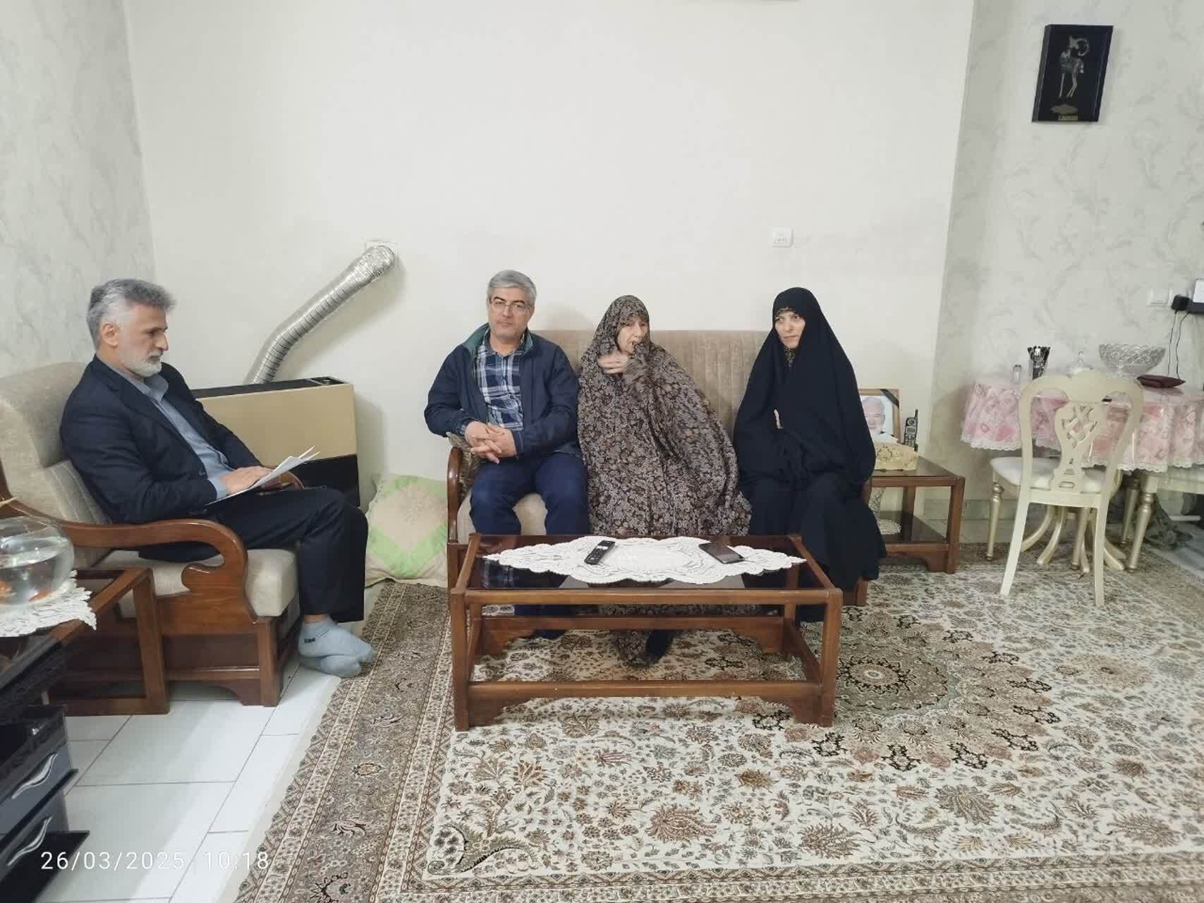 تجلیل از خانواده‌های شهدا و جانبازان درایام نوروز و ماه مبارک رمضان