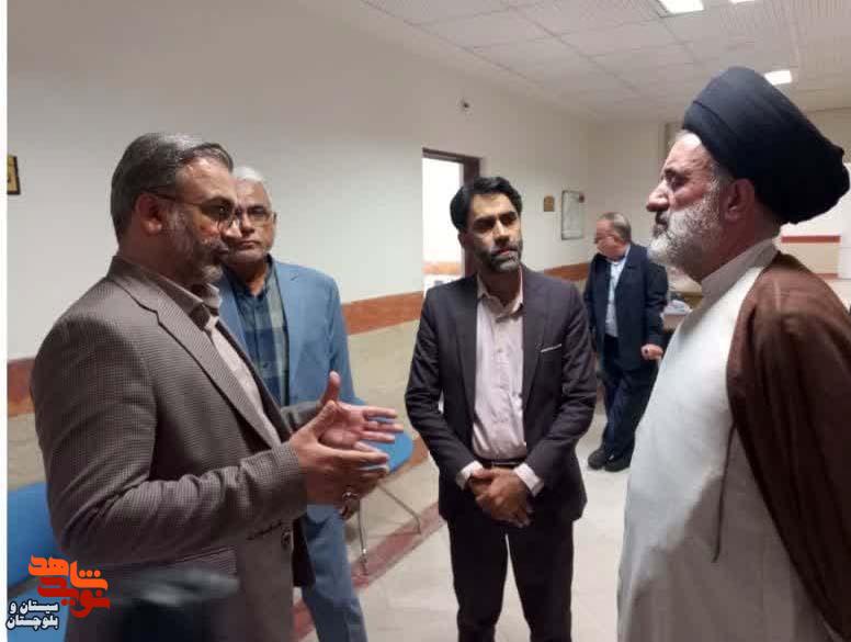 بازدید نماینده ولی فقیه در بنیاد شهید از مجتمع فرهنگی، ورزشی و توانبخشی ایثار زاهدان