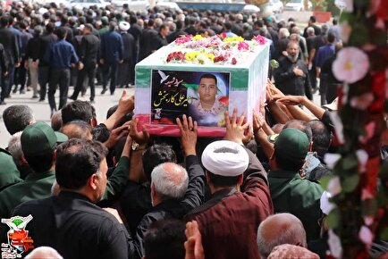 شهید امیرعلی کاربخش در شهرستان بافق تشییع شد