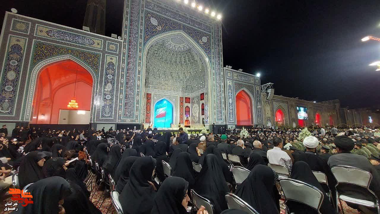 خانواده شهدای خراسان رضوی در حملات اخیر، میهمان امام رعوف