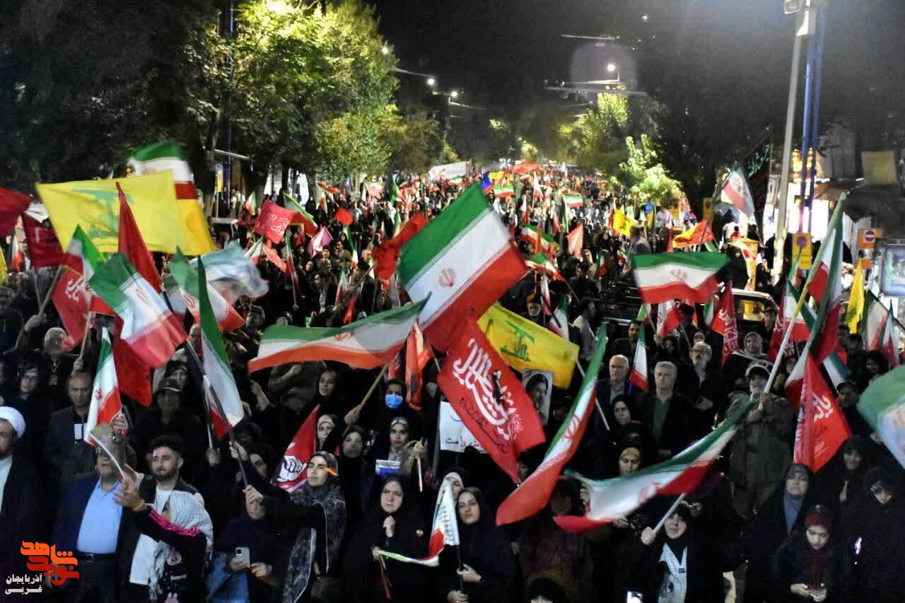 حماسه حضور و ایستادگی ایران قوی در ارومیه