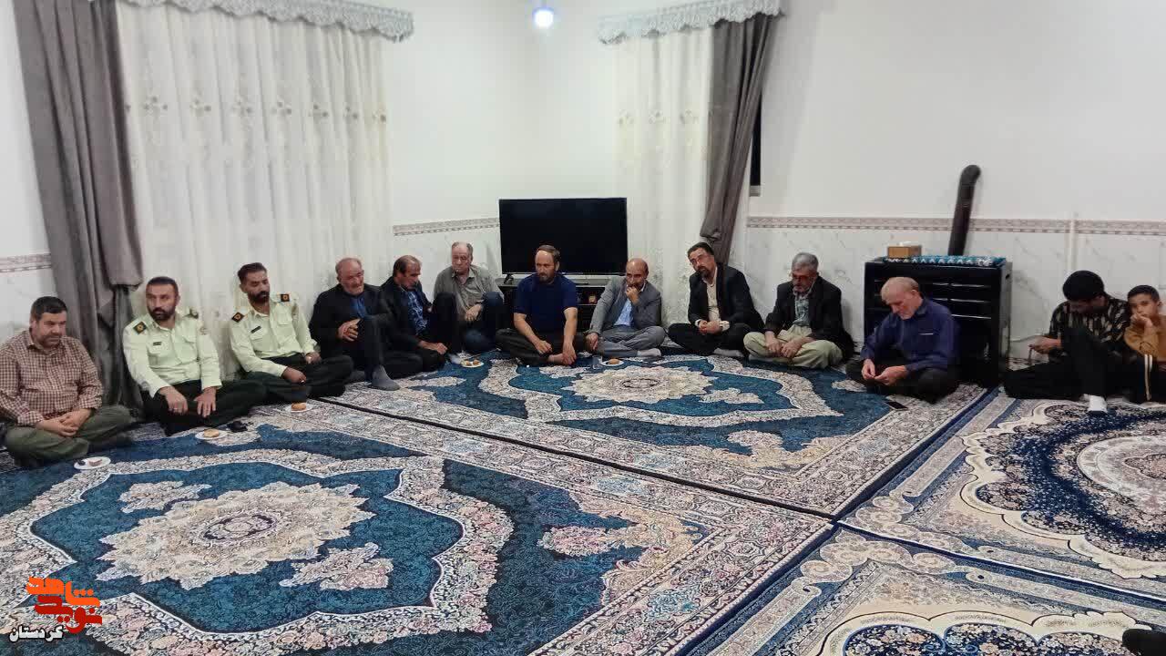 یادواره منزل‌محور شهید مهدی رستمی در روستای گلبلاغ سیاه‌منصور بیجار برگزار شد