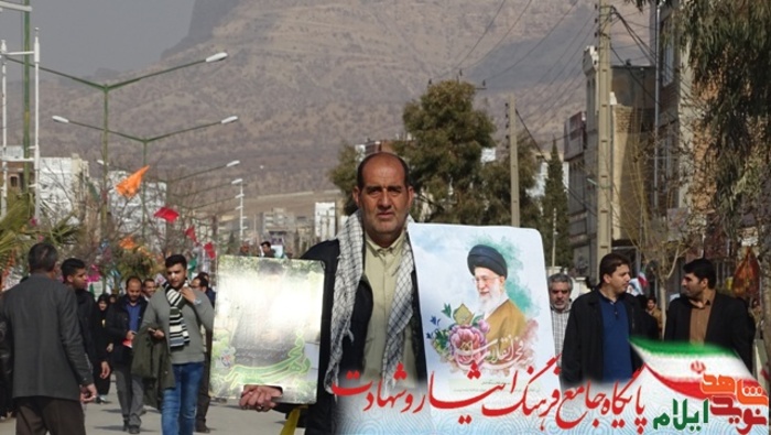 حضور جامعه ایثارگری در راهپیمایی 22 بهمن 