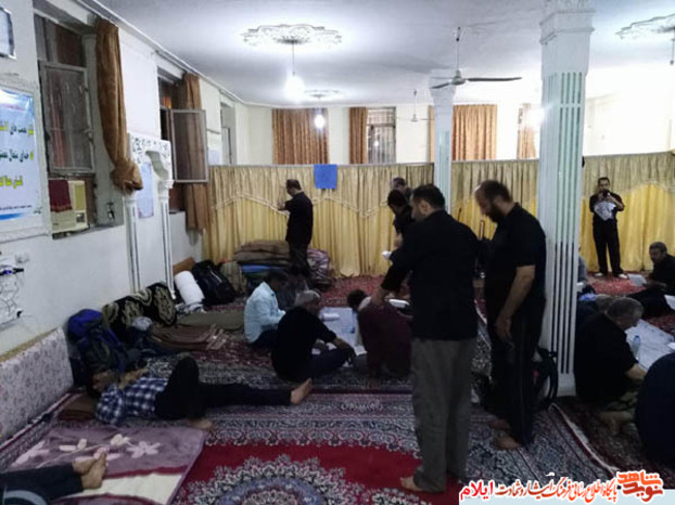اسکان و پذیرایی زوار ایثارگر اربعین در بازگشت توسط بنیاد شهید وامورایثارگران 
