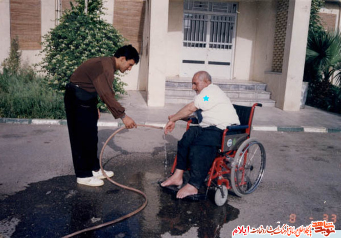 جانباز 70درصد شهید محمد کریم امیدی» از شهدای بهمن ماه استان ایلام