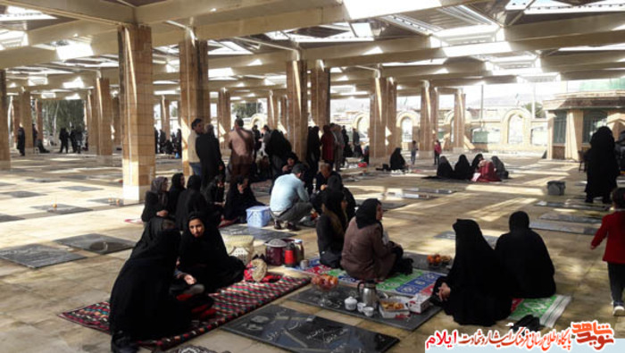 مراسم مهمانی لاله ها در صالح آباد