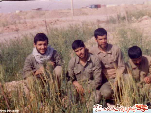 از چپ: جمال لو - محمد رمضانی - نادر خسروی - عطیفه طلعتی