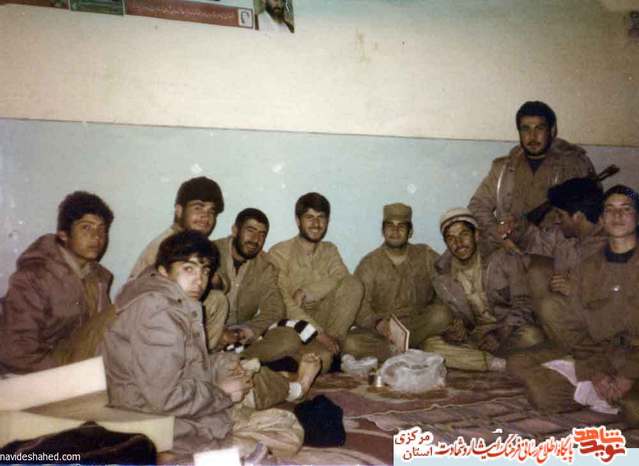 جمعی از رزمندگان استان مرکزی=1361-بانه
