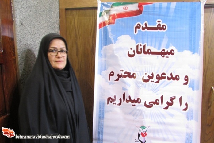 حضور خانم جانباز20 درصد که حافظ جزقرآن