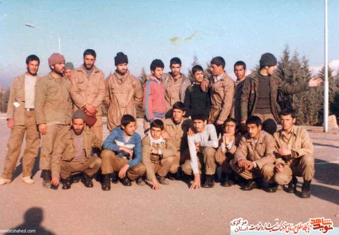 رزمندگان سپاه اراک 1360 قبل از عملیات فتح المبین