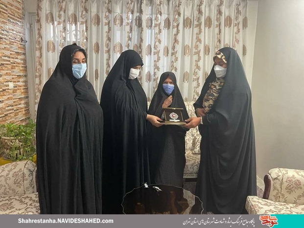 دیدار با خانواده شهید «ولی ‌الله قربانی» در شهرستان ری