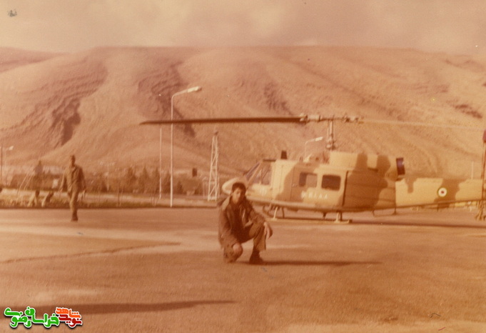 هلیکوپتر بل214 مورد استفاده در هلی برد نیروها در جنگ ایران و عراق