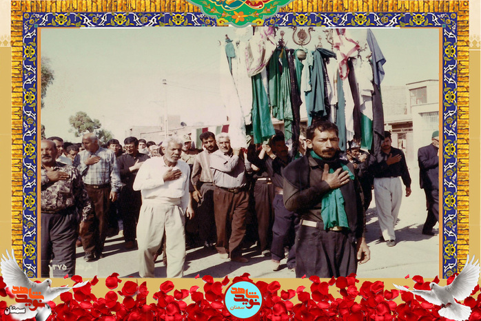 مراسم تشییع پیکر شهید محمد چوزوکلی