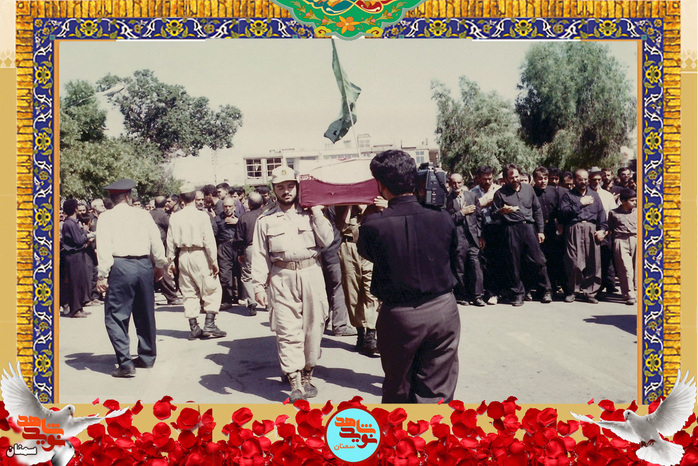مراسم تشییع پیکر شهید محمد چوزوکلی