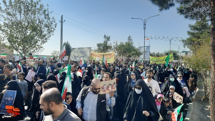 راهپیمایی یوم الله ۱۳ آبان - ۱۳ آبان ۱۴۰۱ شهرستان سمنان