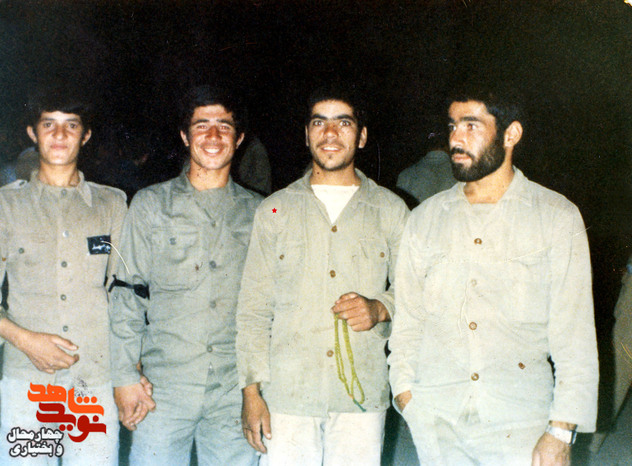 شهید سیدجعفر کاظمی شیخ شبانی و همرزمان 