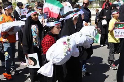 راهپیمایی روز قدس- هفدهم فروردین ۱۴۰۳ شهرستان دامغان