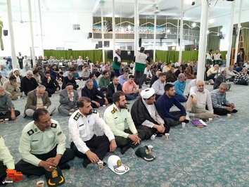 مراسم هفتمین روز شهادت شهدای خدمت- هفتم خرداد ۱۴۰۳ مسجد جامع شهرستان دامغان