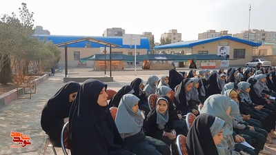 مراسم زنگ شهید به مناسبت روز بزرگداشت شهدا- بیست و دوم اسفندماه ۱۴۰۳ مدرسه دخترانه شاهد فاطمهزهرا(س) شهرستان سمنان