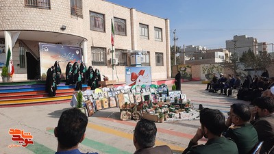 مراسم زنگ شهید به مناسبت روز بزرگداشت شهدا- بیست و دوم اسفندماه ۱۴۰۳ مدرسه دخترانه شاهد فاطمهزهرا(س) شهرستان سمنان