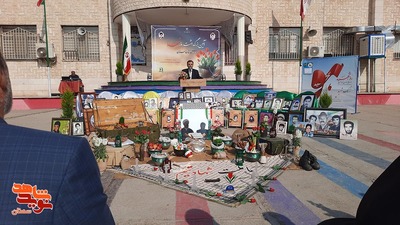مراسم زنگ شهید به مناسبت روز بزرگداشت شهدا- بیست و دوم اسفندماه ۱۴۰۳ مدرسه دخترانه شاهد فاطمهزهرا(س) شهرستان سمنان