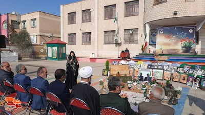 مراسم زنگ شهید به مناسبت روز بزرگداشت شهدا- بیست و دوم اسفندماه ۱۴۰۳ مدرسه دخترانه شاهد فاطمهزهرا(س) شهرستان سمنان